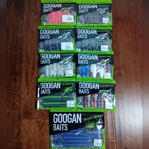 (9)Googan Baits Limited Edition Reserve Lot Soft Plastic Fishing Lures